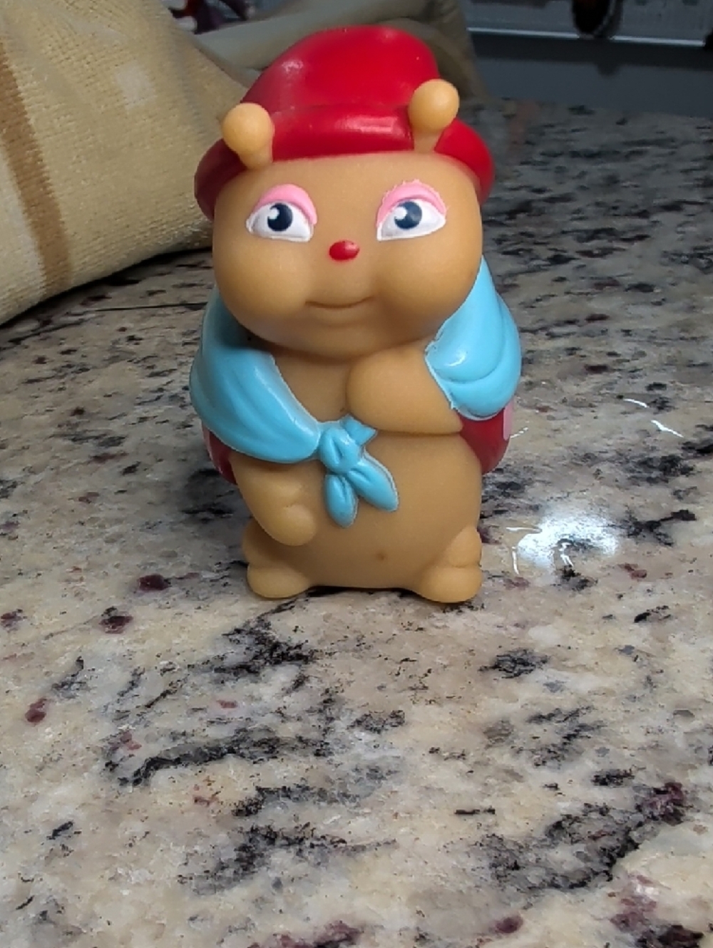 Vintage 80's Glo Worms Glo Friends Finger Puppet Granny